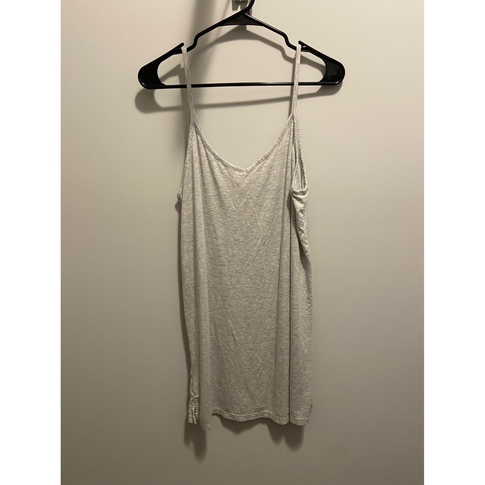 Grey cotton slip tank dress!